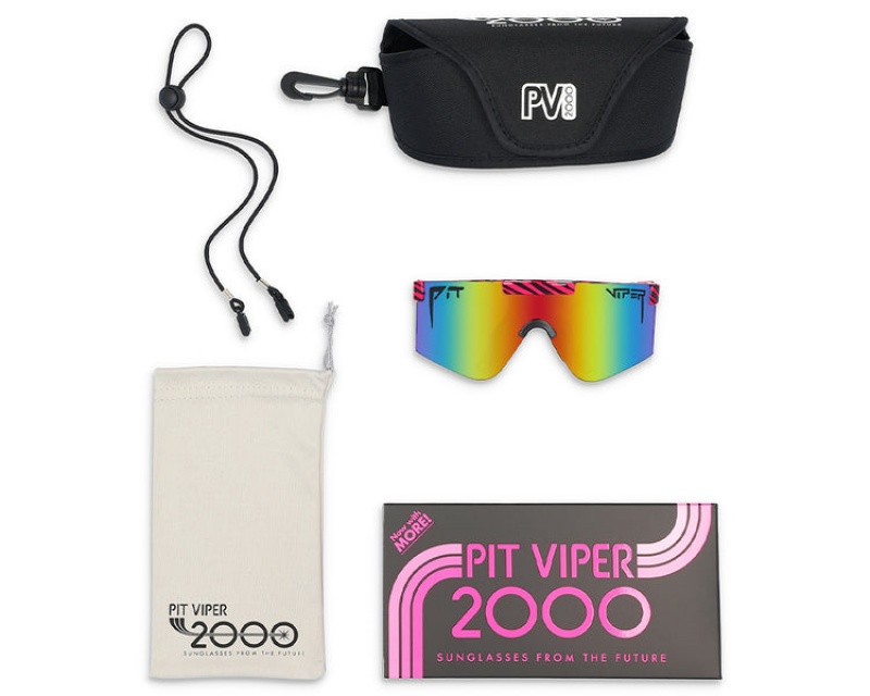 The 2000s Pit Viper Hot Tropics Negros Rojos | 4865QOFIA