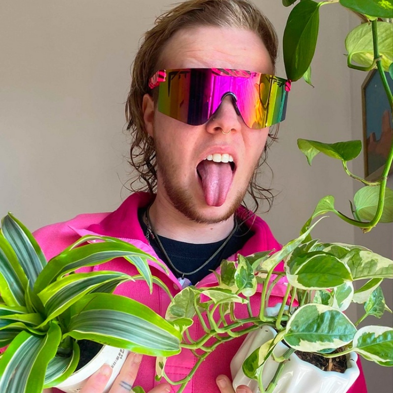 The 2000s Pit Viper Hot Tropics Polarized Rojos Negros | 1284AJWFH