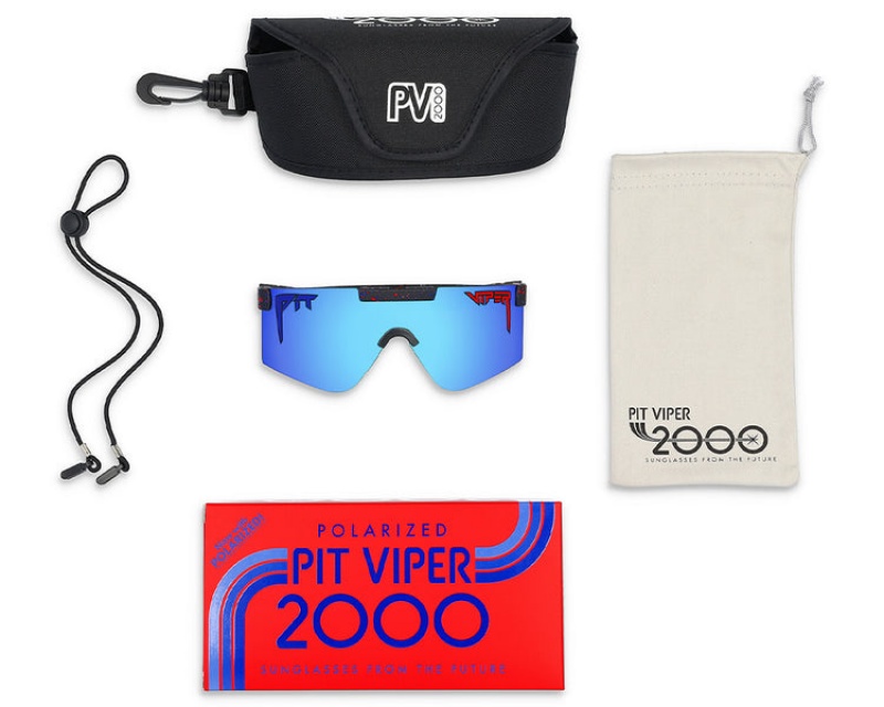 The 2000s Pit Viper Peacekeeper Polarized Negros Rojos | 7210HDOAC