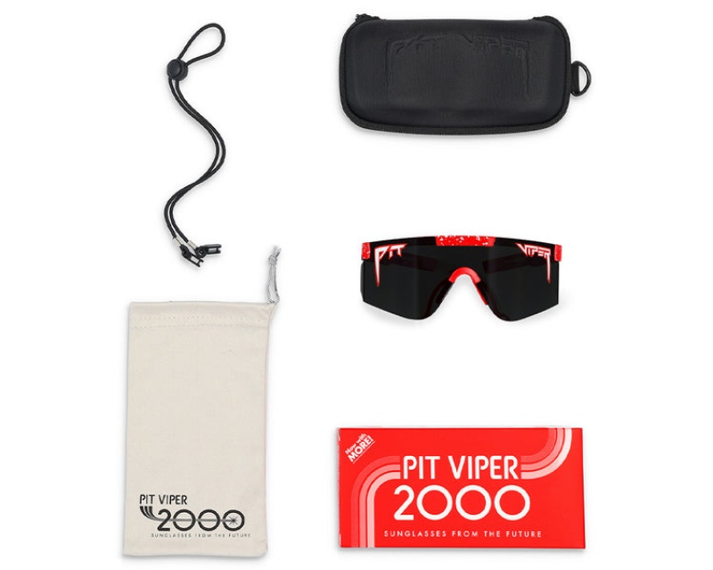 The 2000s Pit Viper Responder Rojos Negros | 8542UXFOJ